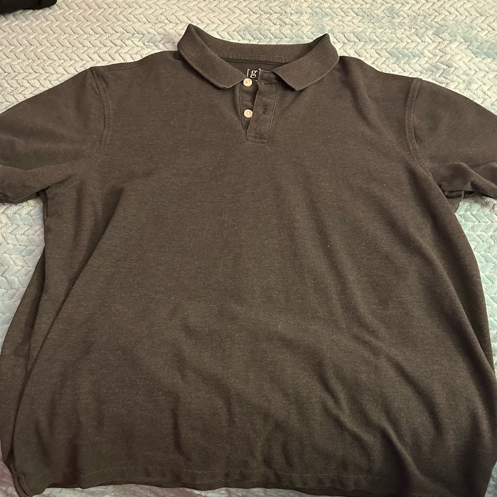 Grey polo shirt